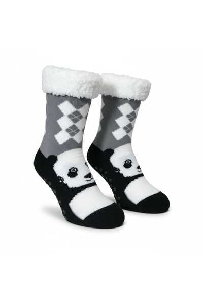 Aware Time Новогодишни чорапи с подплата от флис и неплъзгаща се подметка до коляното