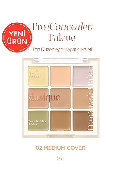 dasique Çok Amaçlı Kullanıma Uygun Kremsi Kapatıcı Paleti Pro Concealer Palette (#02 Medium Cover)