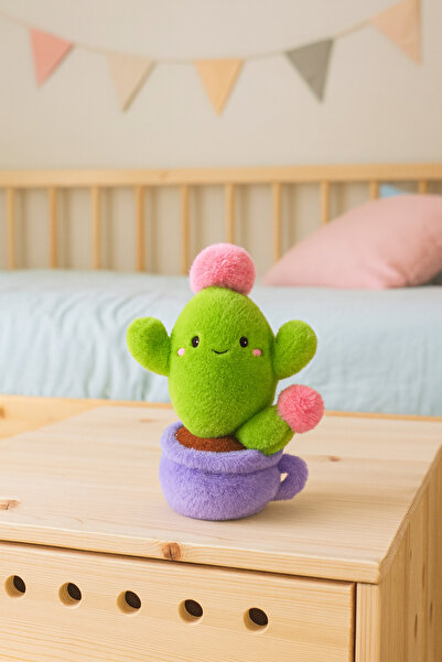 Nandy Home Cactus Potted Plush Toy – Children's Room Decor and Toy