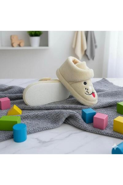 IGN Sevimli Hayvanlar Cırtlı Kaydırmaz Taban Kreş Ev Okul Ayakkabısı Bebek Ço...