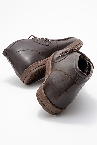 by selvi Lukka Shoes Amy Erkek Suni Deri Bağcıklı Golf Ayakkabı Bot