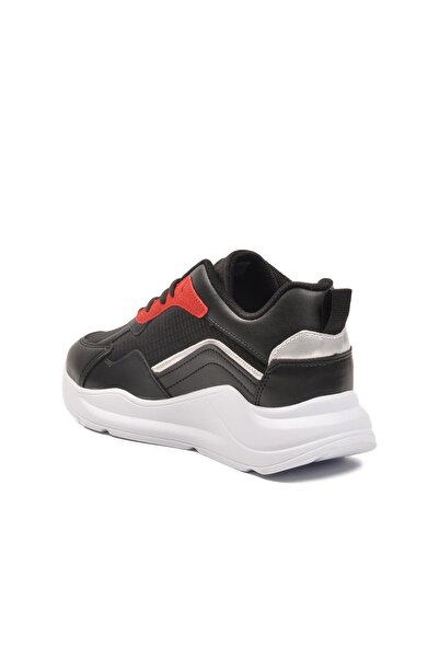 WALKWAY 051 g Black-Burgundy Unisex Sports Shoes