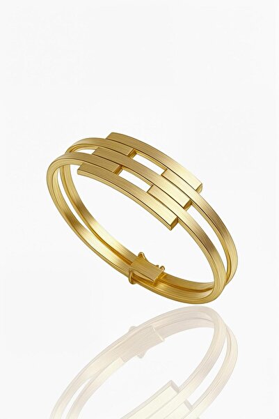 Hakan Güler Kuyumculuk Altın Üç Sıra Kaburga Kelepçe Bilezik