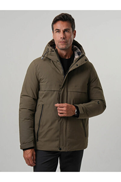 PIQUE Hooded Water Repellent Windproof Men's Mink Coat Luis