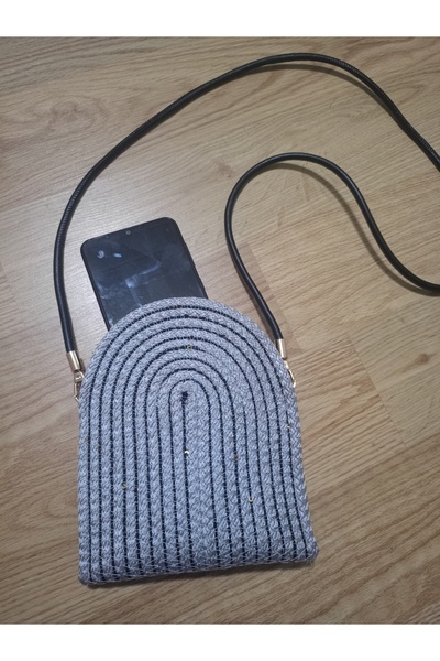 Home Phone Bag, Straw Phone Bag, Jury Phone Bag