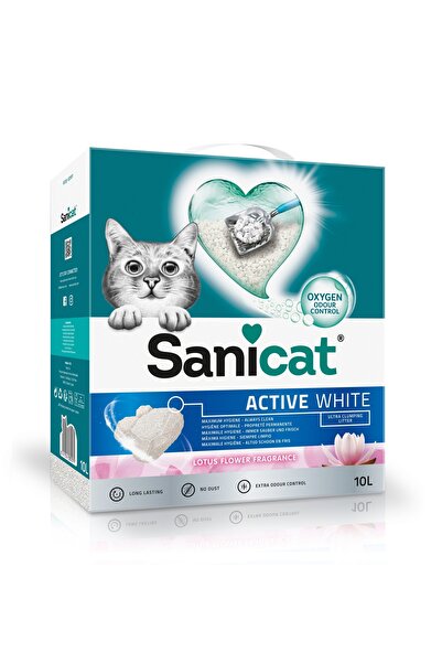 Sanicat Active White Lotus Flower Topkalanan Kedi Kumu 10 Lt.