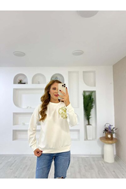 İrka Moda Süzene Çiçek Nakışlı Sewat