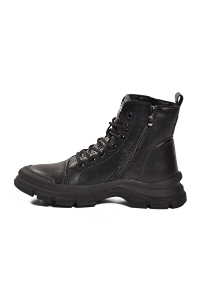 GAMELU Zippered Neptune Z Black Women's Boots