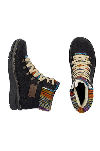 Rieker Casual boots, women, RIEKER, 73343-00 black, -leather 36