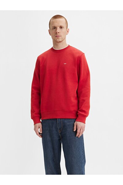 Levi's Men's Circular Neck Red Sweatshirt 34257-0032