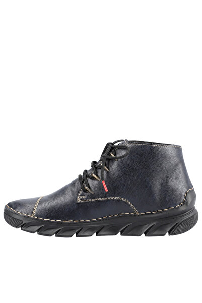 Rieker Ghete casual, damă, RIEKER, 55002-14 bleumarin, - piele 38