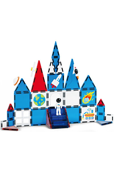 VALA Intelligent Magnetic Construction Set, VALA® SPACE MAGNETIC BLOCKS, 39 Pieces