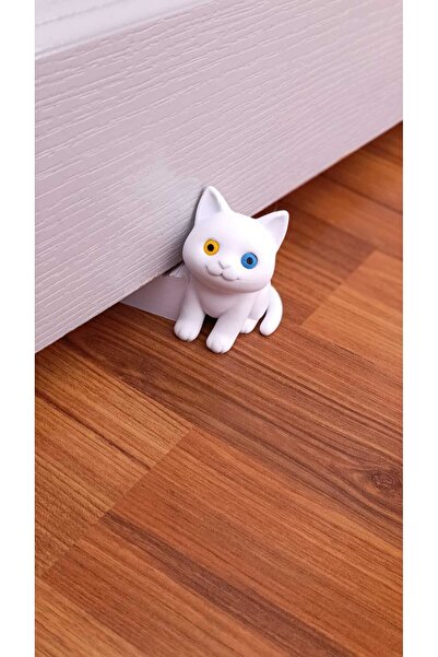 Moldream Kapı Stoperi / Dekoratif & Kaymaz Taban / Kedi figürlü / kapı tutacağı