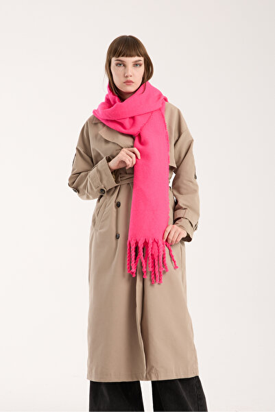 OX-RA Unisex Puffy Lightweight Scarf Fuchsia