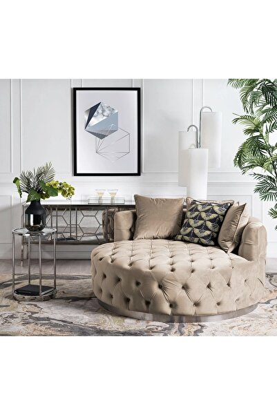 NAYAR HOME DESİGN PETRA BERJERİ RENK KREM KROM KASA