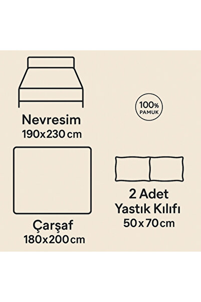 Loova Nevresim takımı çift kişilik"yorgan kılıfı+lastikli çarşaf+2yastık kılıfı" %100 pamuk kırmızı kalp