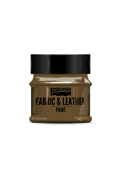 Pentart FABRIC AND LEATHER PAINT 50 ML DARK BROWN