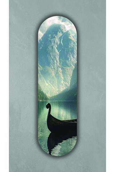 Korhan Atölye Bekleyişin Sesi - Dekoratif 4mm MDF Duvar Panosu (75x20 cm)
