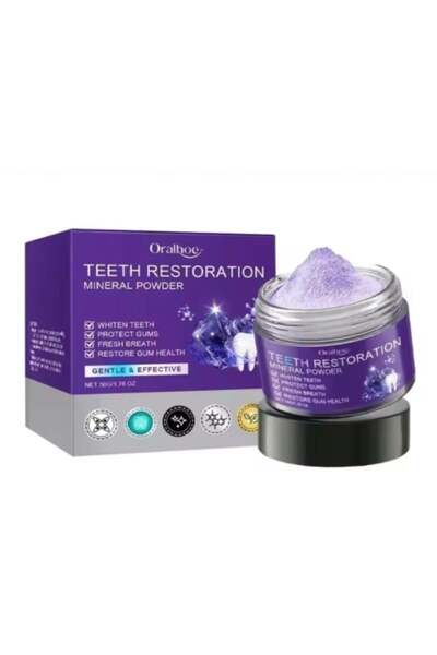 ORALHOE مسحوق معدني لاستعادة الأسنان، مسحوق معدني لتبييض الأسنان