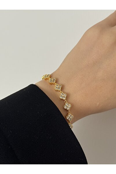 Petra Jeweils kadın yonca bileklik