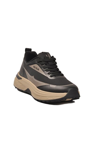 GAMELU Black Genuine Leather Memory Foam Men's Outdoor Shoes Degree m