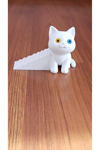 Moldream Kapı Stoperi / Dekoratif & Kaymaz Taban / Kedi figürlü / kapı tutacağı
