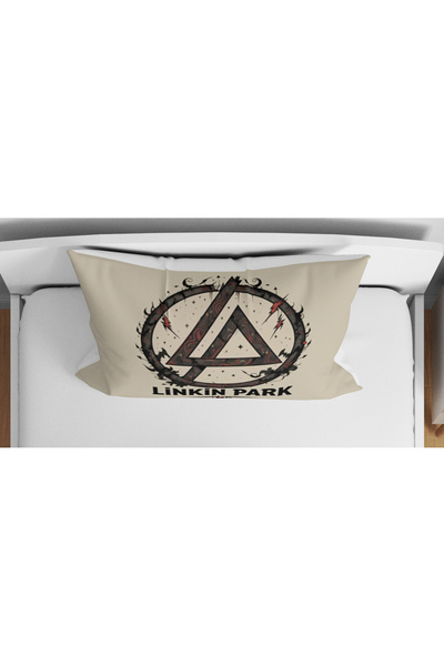 Home Linkin Park Patterned 3D Digital Printed Single Duvet Cover Set Without Sheets