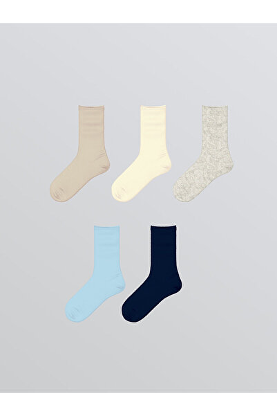 LC Waikiki New Season Women's Plain Socks 5-Pack