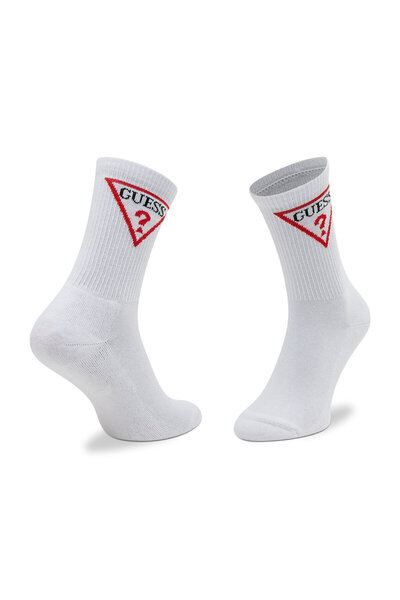 Guess Γυναικείες Ψηλές Κάλτσες Λευκές V2GZ00ZZ00I