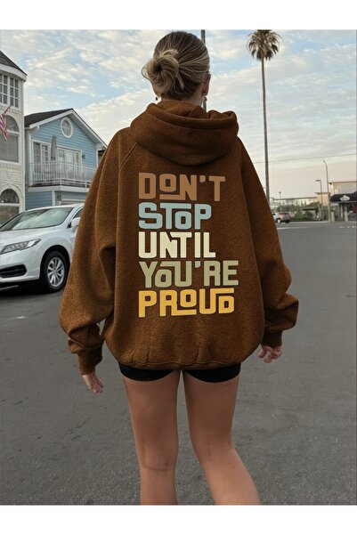 ArtYus Φούτερ Unisex Proud Colorful Special με τύπωμα Cotton oversized με κου...