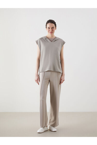 LC Waikiki Kapüşonlu Oversize Kadın Tişört (S5)