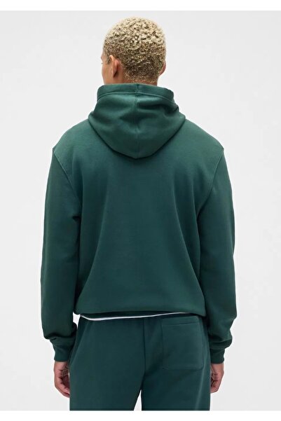 GAP V-Heritage Logo SNL 674148 Чоловічий худі з капюшоном ЗЕЛЕНИЙ