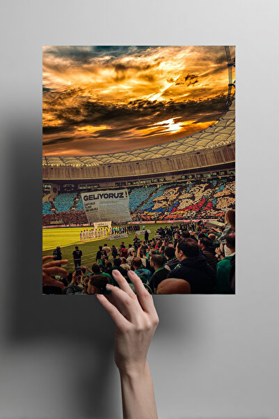 Genel Markalar Geliyoruz Taraftar Kareografi Metal Poster – Dekoratif Duvar T...