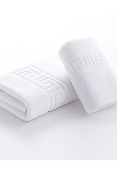 RALEX PUCIOASA Prosop cu bordură grecească (30x50cm) 700g/m2, 100% bumbac, fi...