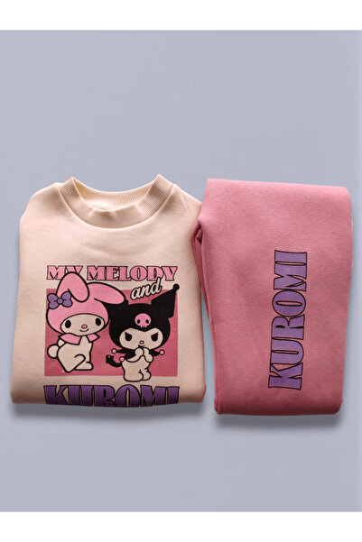 Beray Three-Ply Sharded Combed Cotton Sweatshirt Children's Set