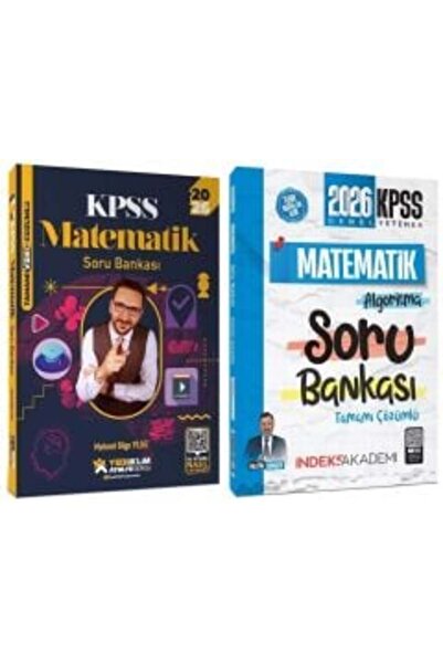 Bi bigelio Yediiklim + İndeks 2026 KPSS Matematik Atölye Soru Bankası 2 li Se...