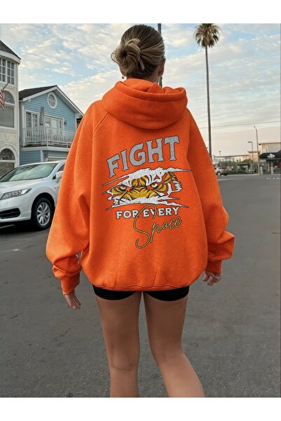 ArtYus Unisex Fight Tiger Colorat Special cu imprimeu Bumbac supradimensionat...