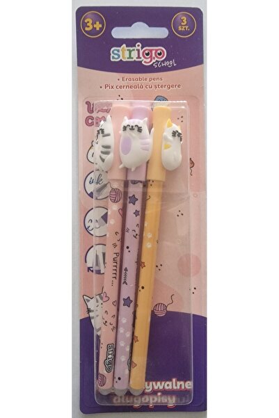 Strigo Blister pix cerneala cu stergere, PISICUTE SOMNOROASE, SSC192X3