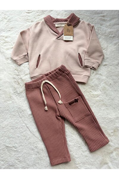 Bebitof Kpitone Hooded Two-Piece Set with Pockets