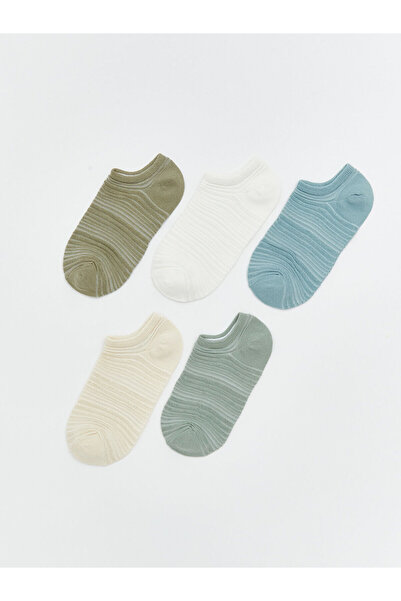 LC Waikiki New Season Women's Flat Booties Socks 5-Piece