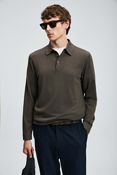 Kocamanlar Ayakkabı Lufian 112090149 Доналд Казак Мъжка суитшърт КАФЯВ