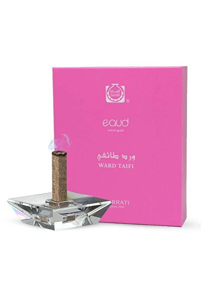 Surrati بخور ورد طائفي، ١٦ قطعة، مع مبخرة - | يدوم طويلاً • أصلي