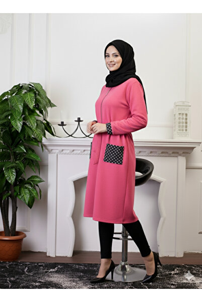 Defkay Есенно-зимна дамска халат/нощница с цип