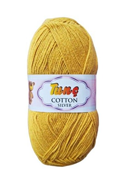 Tunç Tong Cotton Silver Thread, similar to Cotton Gold and Jeans - Cotton (55%) and Acrylic (45%), Color No. 317
