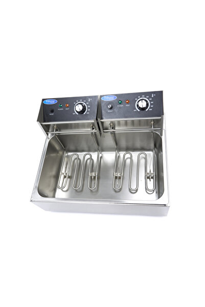 Moratti România Friteuza electrica, 15 litri, 5000W, inox