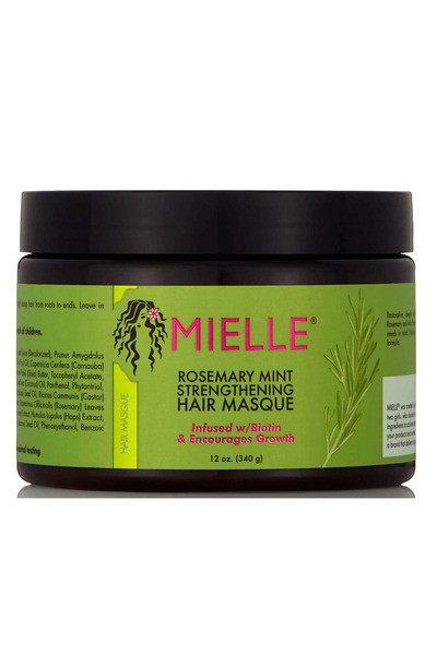 MIELLE Masca reparatoare Rosemary Mint Strengthening Hair Masque 340g