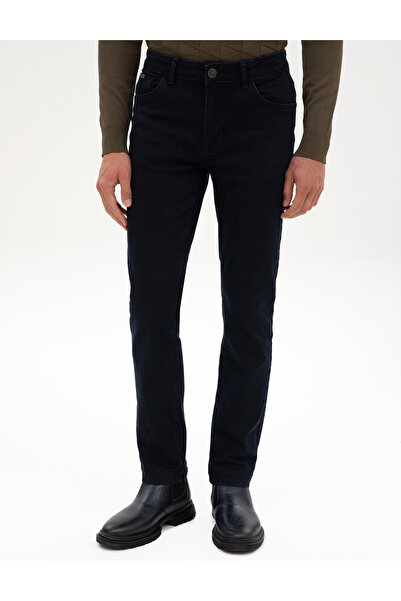 Pierre Cardin Koyu Lacivert Slim Fit Jean Pantolon 50317229-VR100