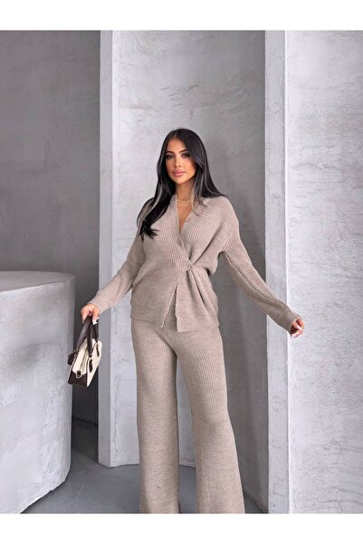 FRİYA ملابس نسائية تريكو: سترة وبنطلون