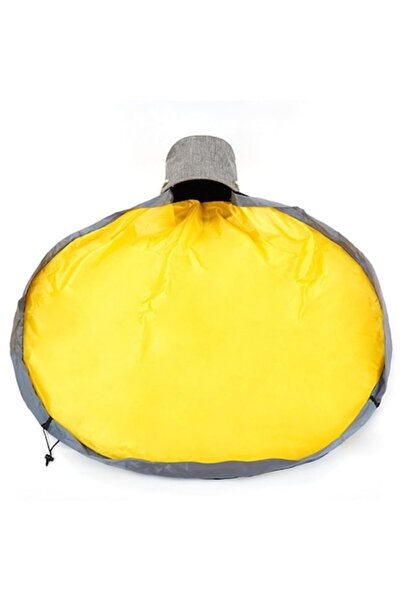 KRUZZEL Καλάθι αποθήκευσης παιχνιδιών και χαλάκι παιχνιδιού, Γκρι