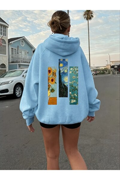 ArtYus Picturi unisex colorate personalizate cu imprimeu bumbac supradimensio...